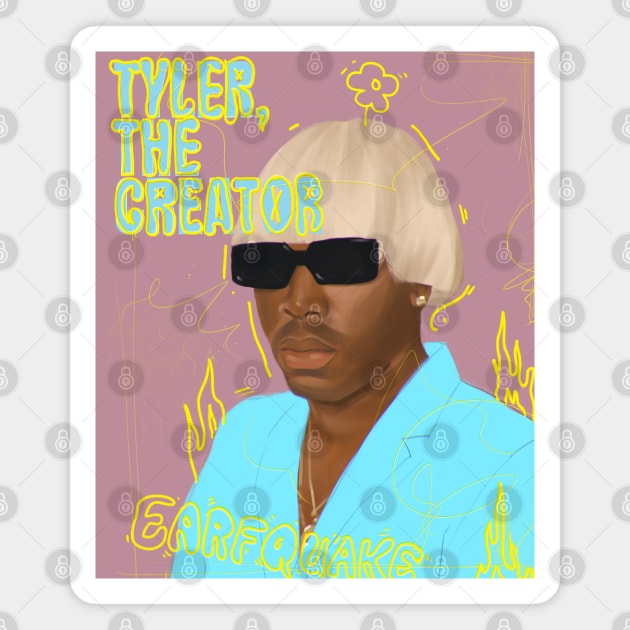 EARFQUAKE - Tyler The Creator Magnet by BONGwattitu